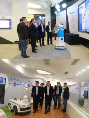 熱烈歡迎南昌市領導一行蒞臨中智科創參觀指導